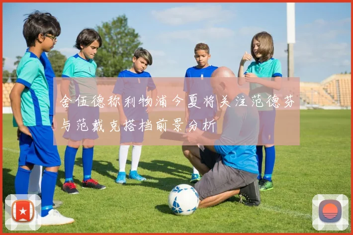 舍伍德称利物浦今夏将关注范德芬与范戴克搭档前景分析
